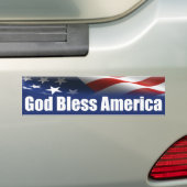 God zegene Amerika - Verenigde Staten Bumpersticker (Op auto)