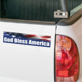 God zegene Amerika - Verenigde Staten Bumpersticker (Op Truck)