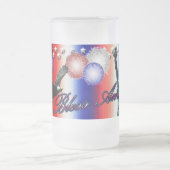 God zegene Amerika Vierde juli Mok (Center)