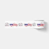 God zegene Amerika vrachtwagen Grosgrain Lint (Voorkant)