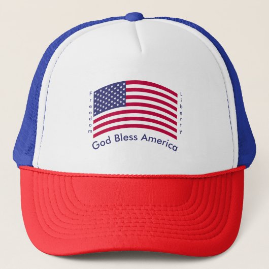 God zegene Amerika - Vrijheid - Vrijheid Trucker Pet (Voorkant)