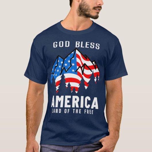 God zegene Amerika VS Christelijke Patriot Premium T-shirt (Voorkant)