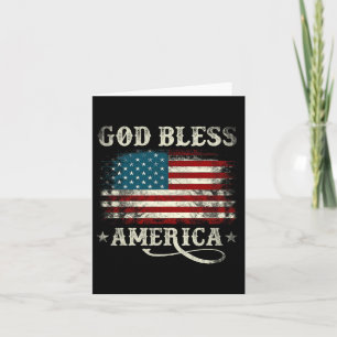 God zegene Amerika VS Vlag 4 juli Patriottische M Kaart