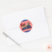 God zegene Amerika woord kunst sticker (Envelop)