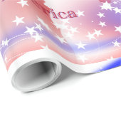 God zegene Amerikaanse vrijheid Cadeaupapier (Rol Hoek)