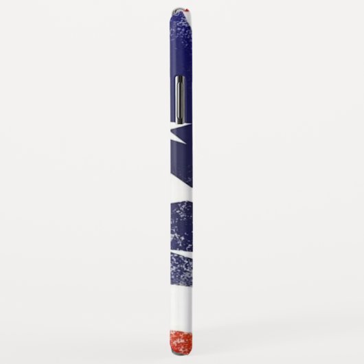 God zegene de Amerikaanse iPhone Case (Achterkant/rechts)