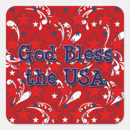 God zegene de Amerikaanse Sticker