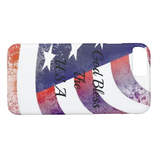 God zegene de Amerikaanse telefoonzaak Case-Mate iPhone Case (Achterkant (Horizontaal))