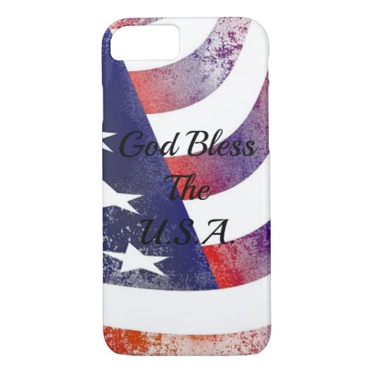 God zegene de Amerikaanse telefoonzaak Case-Mate iPhone Case (Achterkant)