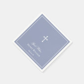 God zegene de kruisjongensdoop servet (Hoek)