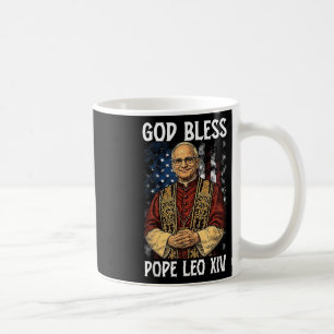 God zegene de nieuwe paus Leo XIV Katholieke Kerk Koffiemok
