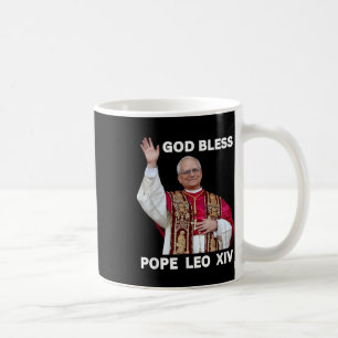 God zegene de nieuwe paus Leo XIV Katholieke Kerk Koffiemok