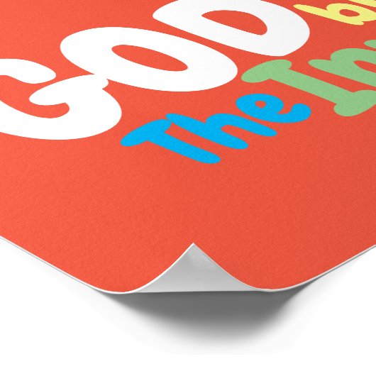 God zegene de uitvinders Poster (Hoek)