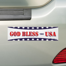 God zegene de Verenigde Staten Bumpersticker