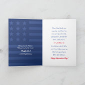 God zegene de Verenigde Staten gelukkig op 4 juli  Feestdagen Kaart (Binnen)