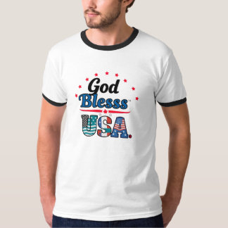 God zegene de Verenigde Staten T-shirt