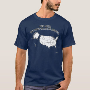 GOD ZEGENE DE VERENIGDE STATEN VAN AMERIKA Amerika T-shirt
