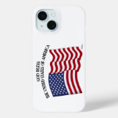 GOD ZEGENE DE VERENIGDE STATEN VAN AMERIKA Vlag va Case-Mate iPhone Case (Achterkant)