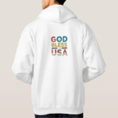 God zegene de VS Hoodie (Achterkant)