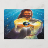 God zegene de wereld briefkaart (Voorkant)