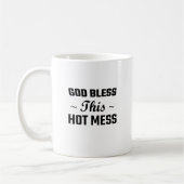 God zegene deze hete Mess Koffiemok (Links)