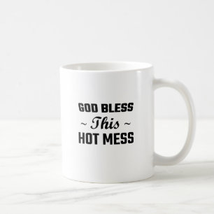 God zegene deze hete Mess Koffiemok