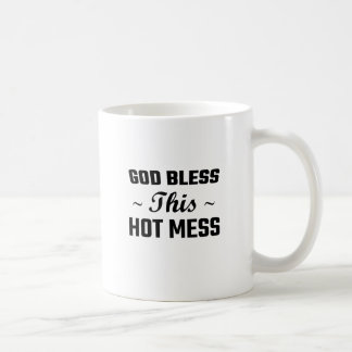 God zegene deze hete Mess Koffiemok