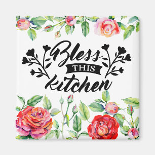God zegene deze keuken magneet