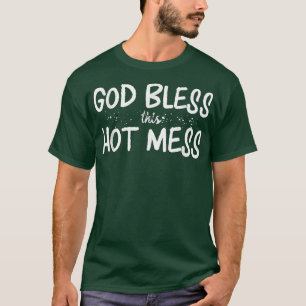 God zegene deze warme Mannen vrouwen en Kinder sti T-shirt