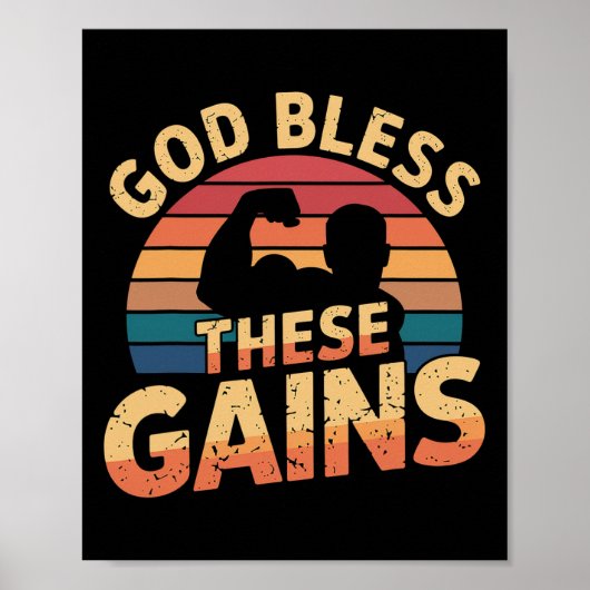 God zegene deze winsten spieropbouw ---- 1 poster (Voorkant)