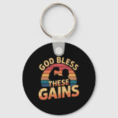 God zegene deze winsten spieropbouw ---- 1 sleutelhanger (Voorkant)