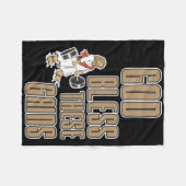 God zegene deze winsten spieropbouw ----- fleece deken (Voorkant (Horizontaal))