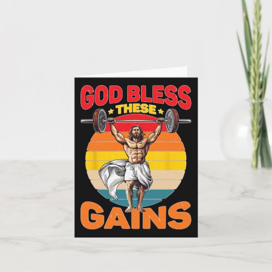God zegene deze winsten spieropbouw - kaart (Voorkant)