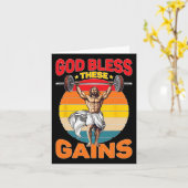 God zegene deze winsten spieropbouw - kaart (Gele Bloem)