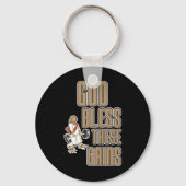 God zegene deze winsten spieropbouw ----- sleutelhanger (Voorkant)