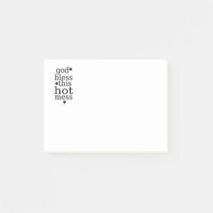 God zegene dit hete Mess - grappige citaat Post-it® Notes