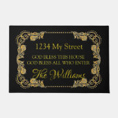 God zegene dit huis-hormoon deurmat (Voorkant)