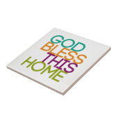 God zegene dit huis tegeltje (Zijkant)