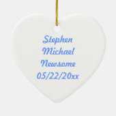 God zegene dit kind keramisch ornament (Achterkant)