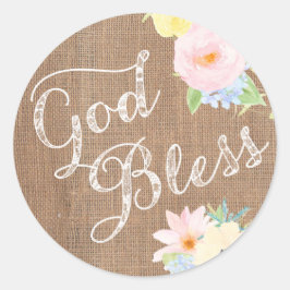 God zegene envelop zegels voor doop, doop