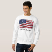 God zegene het Amerikaanse sweatshirt (Voorkant volledig)