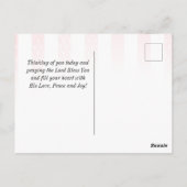 God zegene het Amerikaanse Vrijheidsbeeld, Amerika Briefkaart (Achterkant)