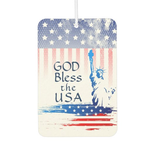 God zegene het Amerikaanse Vrijheidsbeeld, Amerika Luchtverfrisser (Voorkant)