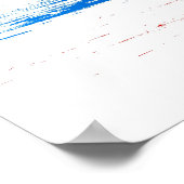 God zegene het Amerikaanse Vrijheidsbeeld, Amerika Poster (Hoek)