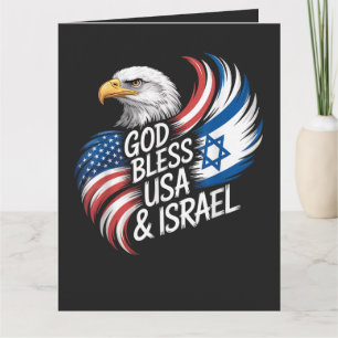 God zegene Israël USA Bedankkaart