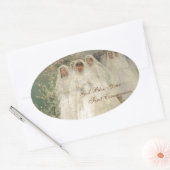God zegene je eerste communie ovale sticker (Envelop)