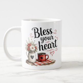 God zegene je hart grote koffiekop
