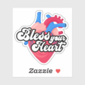 God zegene je hart sticker (Vel)