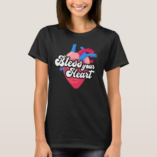 God zegene je hart t-shirt (Voorkant)