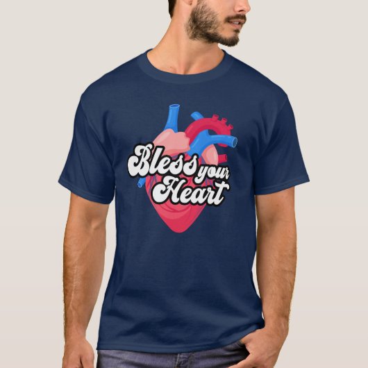 God zegene je hart t-shirt (Voorkant)